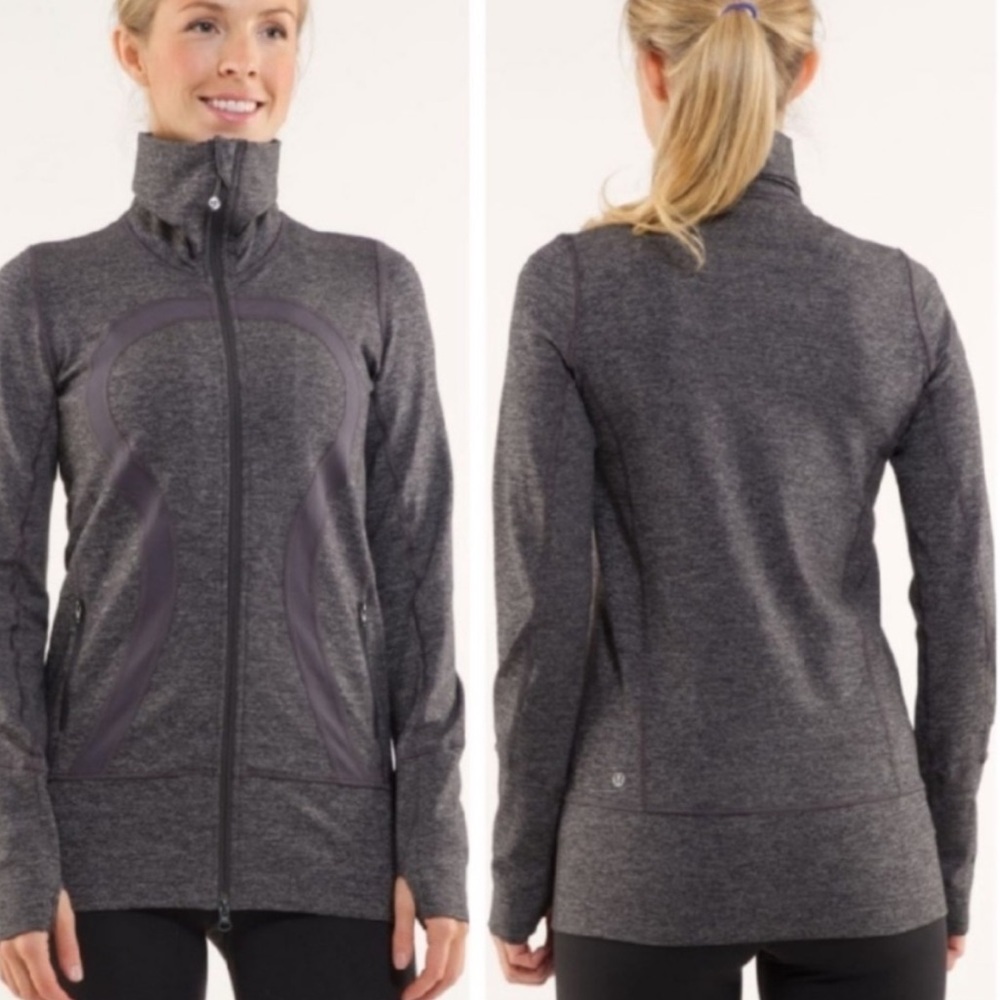 Lululemon In Stride Define Jacket Coal Wee Stripe za.
